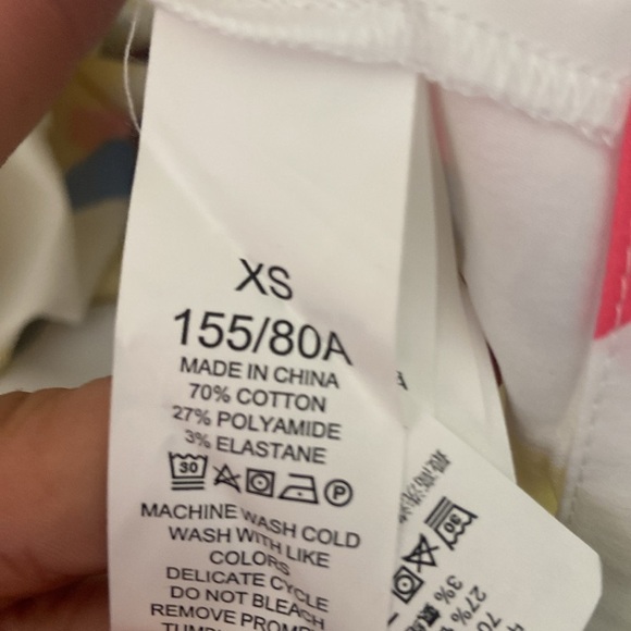 Kate Spade Lemon Zest Oversized Dress Cotton Poplin Sz XS - Picture 4 of 4